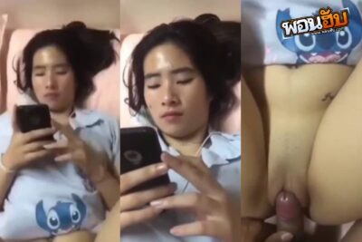 คลิปหลุดดัง น้องนิ้ง ( ธิติมา ตังประเสริฐ ) Nungninkkk นอนอ้าหีให้ผัวกระหน่ำซอยหียิกๆ โดนเย็ดหีร้องครางเสียงเบาๆ